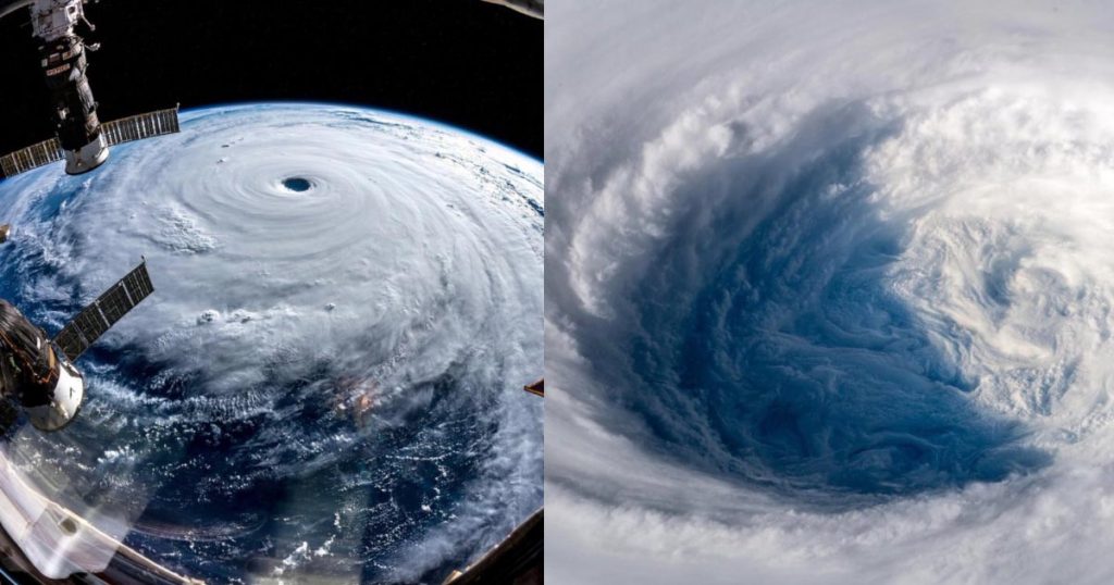 国際宇宙ステーションから撮影された「台風24号」が話題に！「地球の巨大な栓を抜いたようだ」【動画あり】